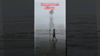 Nagaon Beach Alibaug a visit in rainy season mumbai adventure travel [upl. by Gora]