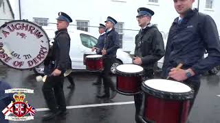 Aughrim Rose Of Derry Accordion Band  Gortagily Coronation FB Parade 2024 [upl. by Tamma]