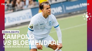 Kampong  Bloemendaal 🏑 Tulp Hoofdklasse Heren ‘24’25 RONDE 6  Samenvatting [upl. by Hubbard]