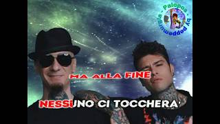 SENZA PAGARE  JAx ft Fedez  KARAOKE CORI by peppemurgia [upl. by Rediah]