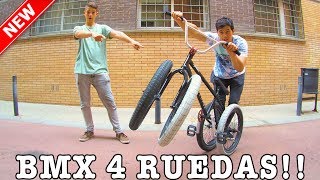 CREAMOS UNA BMX CON 4 RUEDAS  El reto más difícil de todos [upl. by Garda]