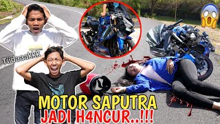 LUK4 PARAH😭 BIAN KECEL4KAAN NEKAT BAWA MOTOR SAPUTRA  Mikael TubeHD [upl. by Robson]