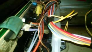 Whirlpool oven replacing door latch [upl. by Refinnej]