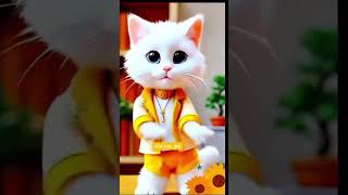 Smart cat dSmart cat dancing 😅😅 cuteanimal catdance shorts youtubeshortsancing  cuteanimal [upl. by Dibri]