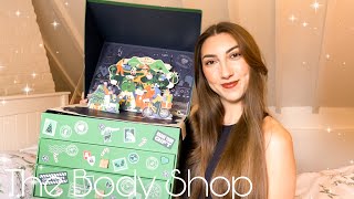 The Body Shop Christmas Advent Calendar Unboxing 2023 DISCOUNT CODE [upl. by Wasserman987]