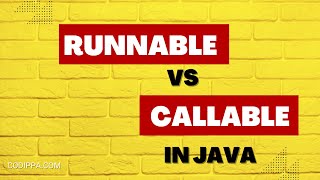 Runnable Vs Callable in java  Difference between Runnable and Callable interfaces in java threads [upl. by Donal]