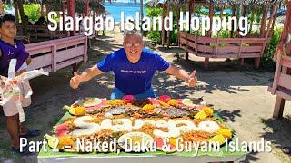 Guyam Daku amp Naked Islands Siargao Island Hopping Part 2 Siargao Backpacking Adventure Day 2 [upl. by Joshia]