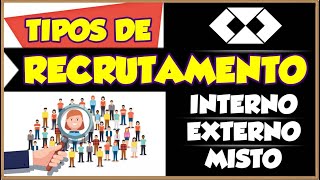 Tipos de RECRUTAMENTO Interno Externo e Misto  Gestão de Pessoas  Recrutamento e Seleção [upl. by Brock]