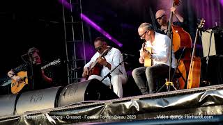 Dutronc Rosenberg Gresset au Festival Django Reinhardt de Fontainebleau 2023 [upl. by Nyra142]