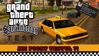 ACEPTAT IN TAXI LOS SANTOS   TEST DE INTRARE IN FACTIUNE [upl. by Dine]