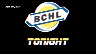 BCHL Tonight  April 5th 2024 Alberta Division [upl. by Dannica125]