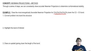 Six Steps to Drawing Newman Projections Step 1 [upl. by Bluhm117]