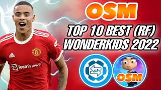 TOP 10 Right Wingers RF Wonderkids in OSM 2022  You have to scout them right now [upl. by Adnorhs]