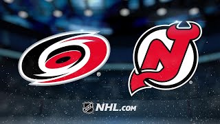 Hischier Noesen lead Devils past Hurricanes 52 [upl. by Pilif85]