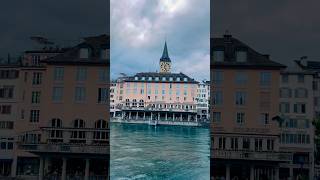 Zurich Switzerland 🇨🇭 Limmat River ytshorts abba zurich switzerland [upl. by Ecam]