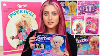 I Tested Vintage Barbie Crafts from our Childhood [upl. by Aivila555]