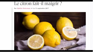 Le citron faitil maigrir [upl. by Romina]