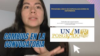 Convocatoria para las especialidades de enfermería  UNAM ✅ [upl. by Elleiram]