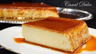 FLAN DE LECHE CONDENSADA SUPER DELICIOSO Y FÁCIL [upl. by Hawken329]