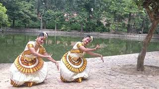 Onam Is Here  Mohiniyattam  Adira and Aishwarya Das [upl. by Mcgill847]