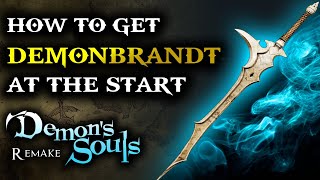 Demons Souls PS5  Get Demonbrandt Sword At Start Game Guides [upl. by Ybreh209]