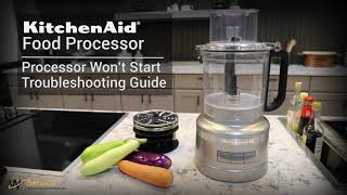 KitchenAid Food Processor Wont Start  Troubleshooting Guide [upl. by Iams]