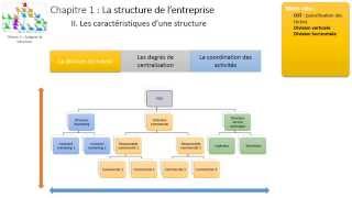 Thème 3  Chapitre 1  La structure de lentreprise [upl. by Airol881]