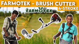 FARMOTEKS BRUSH CUTTER ⚙️🔥  ALL ROUNDER 4STROKE Brush cutter namakkal farmotek brushcutter [upl. by Acsehcnarf]