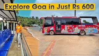 Goa Hop On Hop off Bus service  Explore Goa [upl. by Lanta912]