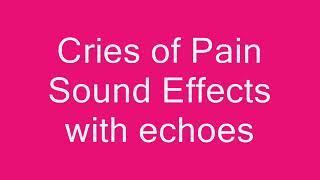 Cries of Pain sound effects free to use [upl. by Askari]