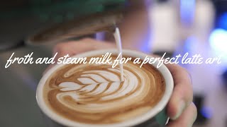 Milk steaming tutorial How to steam milk for a perfect latte art cortadolatteCappuccino [upl. by Carmelia927]