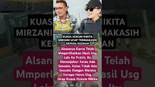 Kuasa Hkum Nikita Ucap Trimksih Kpda Razman [upl. by Donni]