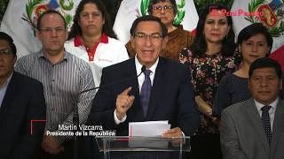 Mensaje a la Nación del presidente Martín Vizcarra 15032020 [upl. by Emelita]