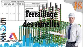 18 Ferraillage des semelles sur ROBOT Structural Analysis [upl. by Leoy]