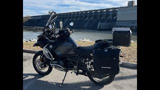 BMW R1250 GSA  Vlogging on some back country roads [upl. by Quick]