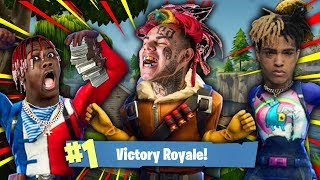 FAMOUS PEOPLE PLAYING FORTNITE ►Rappers Actors Athletes [upl. by Ahsytal]