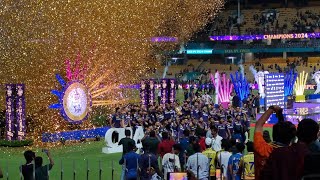 KKR Celebration after winning ipl trophy 2024  MA Chidambaram Stadium  Chepauk Chennai [upl. by Kegan698]