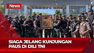 TNI Polri amp UPF Timor Leste Apel Kolaboratif Jelang Kunjungan Paus Fransiskus  iNews Pagi 0209 [upl. by Surtemed]