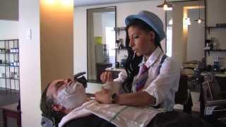 Straight Razor Shave Video [upl. by Maris545]