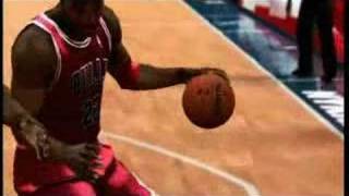 NBA 2K8 Jordan Posterizes Ewing [upl. by Eniretac300]