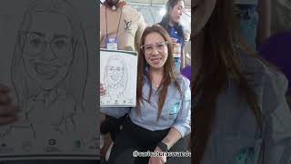 caricaturista caricaturaaovivo caricaturascampinas caricaturas eventos art [upl. by Anatola]