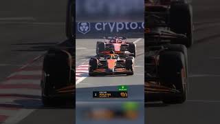 Piastri Leclerc Baku Drift  full loop f1 f1shorts slowmotion [upl. by Sobmalarah835]