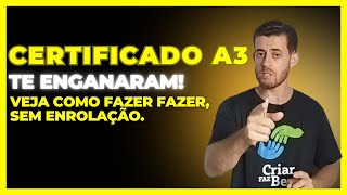 Como fazer o Certificado Digital A3 SISPASS do IBAMA [upl. by Edlyn]