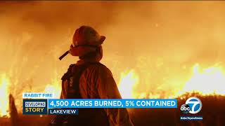 Trio of brush fires in Riverside County burn more than 5000 acres [upl. by Kendell]