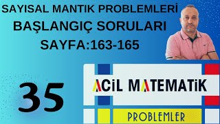 35 Sayısal Mantık Problemleri Başlangıç Soruları Acil Matematik Problemler Fasikülü [upl. by Alverta]