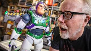 Adam Savage Reacts to Animatronic Buzz Lightyear Robot [upl. by Esinereb]