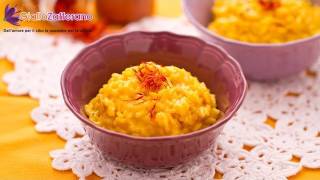 Saffron risotto  risotto allo zafferano   Italian recipe [upl. by Ynnohj]