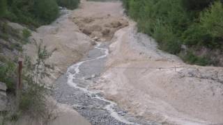 Amazing Footage of Debris Flow in Illgraben [upl. by Leeanne534]