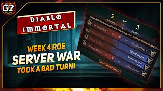 Week 4 ROE  Worse then i expected  Server WAR  Diablo Immortal [upl. by Lynnworth920]