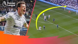 CRAZY CURVES amp SPECTACULAR SWERVES  Premier League  Bale Beckham Sane [upl. by Machos]